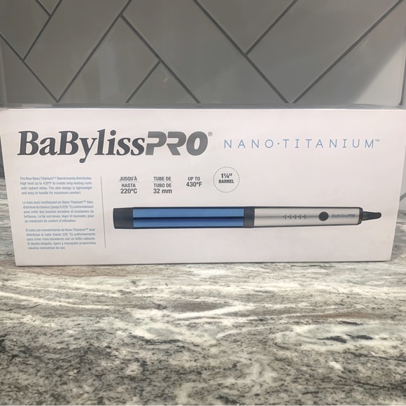 💙NWT💙 1 1/4” Babyliss Pro Nano-Titanium curling wand - Picture 5 of 11